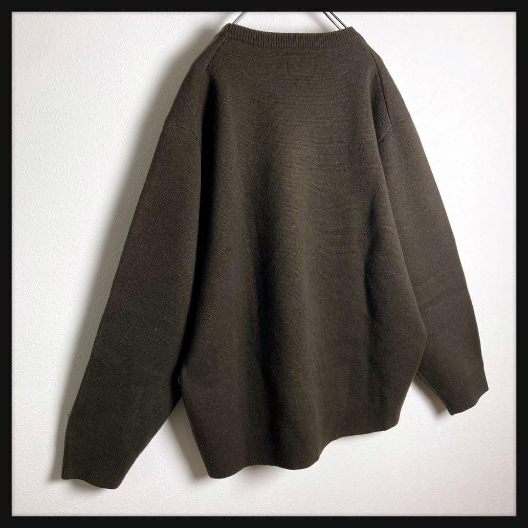 【即完売デザイン】ハフ★ビッグロゴ セーター 入手困難 ニット 希少XL 美品