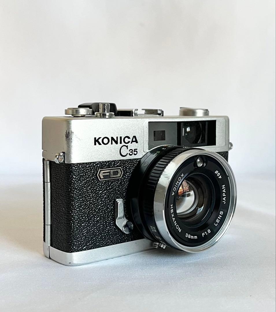 【完動品】Konica C35 FD フィルムカメラ 動作確認済み