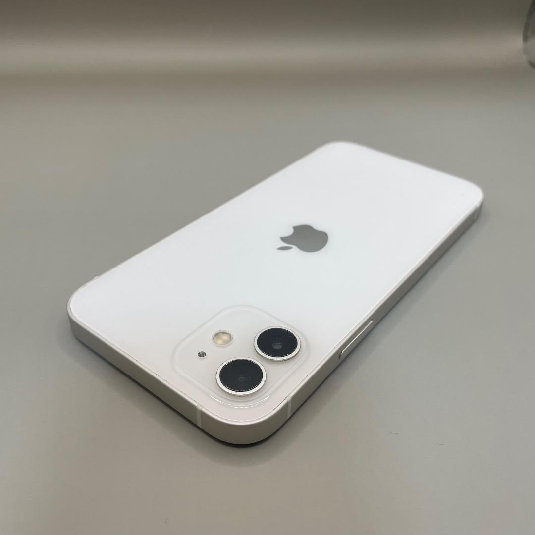 美品✨iPhone12 64GB ホワイト バッテリー新品100％
