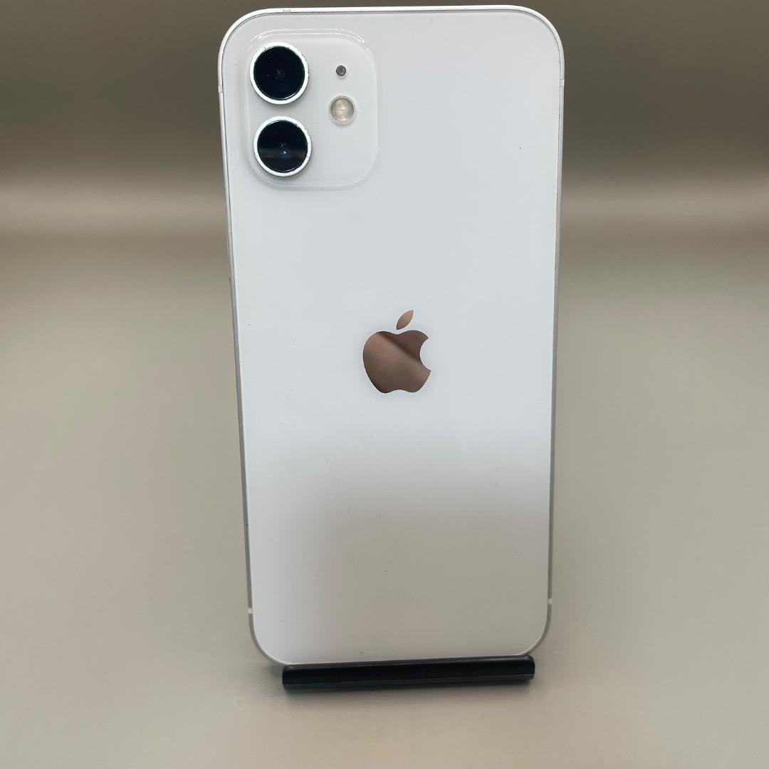 美品✨iPhone12 64GB ホワイト バッテリー新品100％