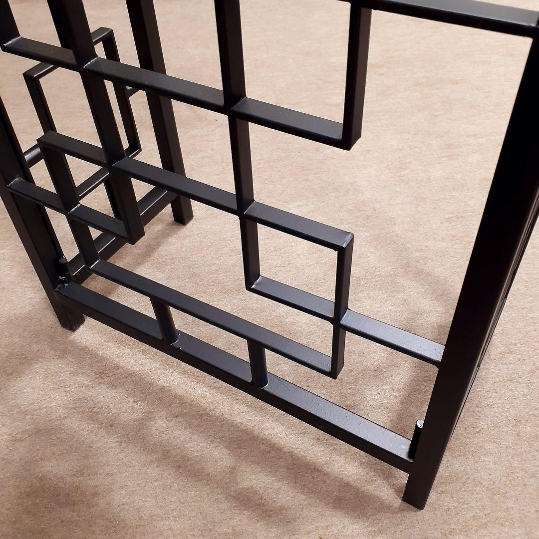 輸入家具　天然大理石使用　『アイアン・コンソールテーブル』　モダンスタイル