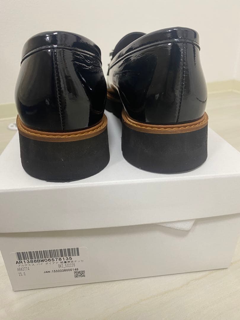 ✴︎美品ダイアナ　軽量厚底タッセルローファー