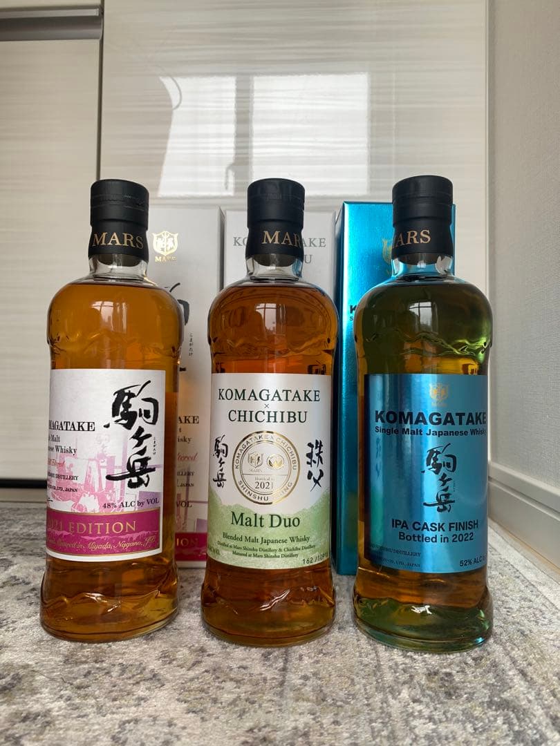 ウイスキー 駒ヶ岳×秩父　その他3本セット