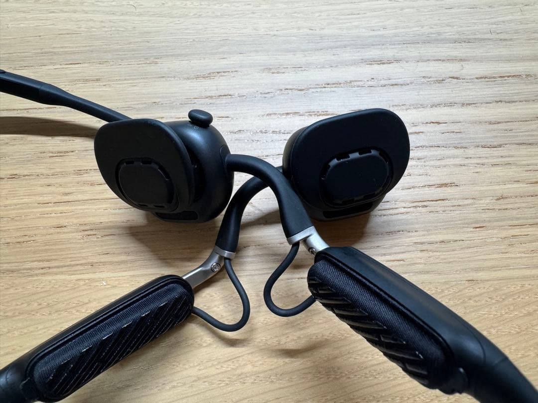 SHOKZ OPENMEET UC 骨伝導イヤホン ブラック ヘッドセット型