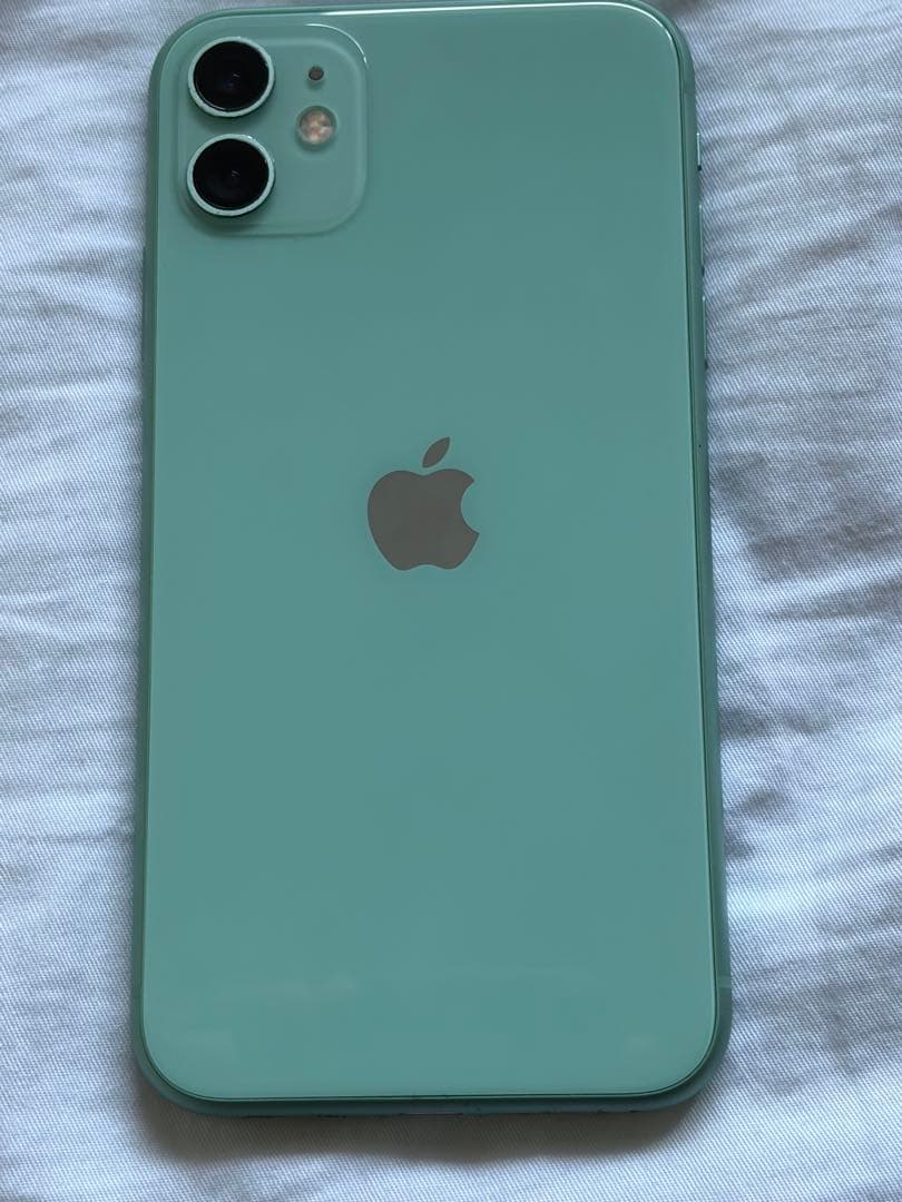 付属品付き！SIMフリー Apple iPhone11 64GB ミントグリーン