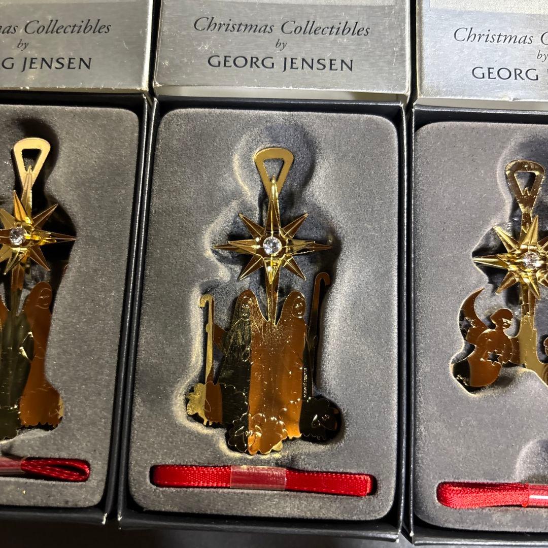 ジョージ　ジェンセン　クリスマス　オーナメント　3点