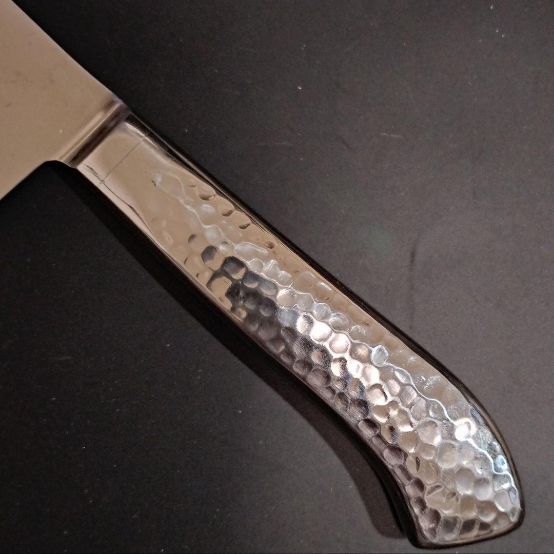 日本橋 木屋 エーデルワイス鋼EV オールステンレス 三徳包丁 No.25 研済