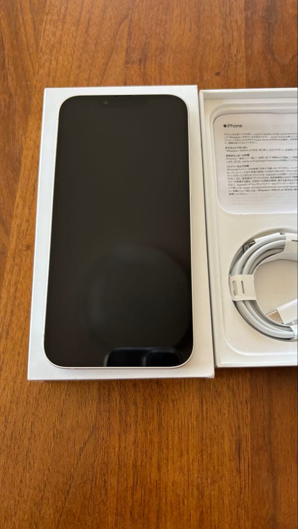 iPhone13　128GB　SIMフリー　スターライト 付属品