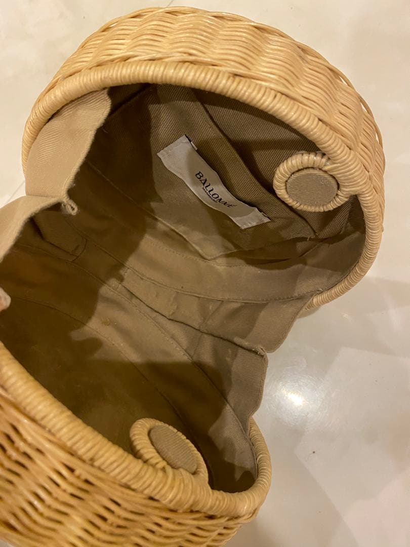 マニマリス　パンケーキ　籠　バック　シングル