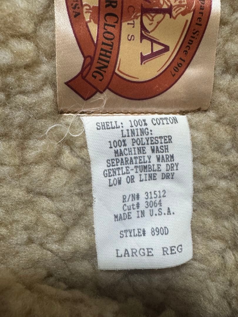 未使用品　Bass pro shops USA製　ダックボアベスト　pella