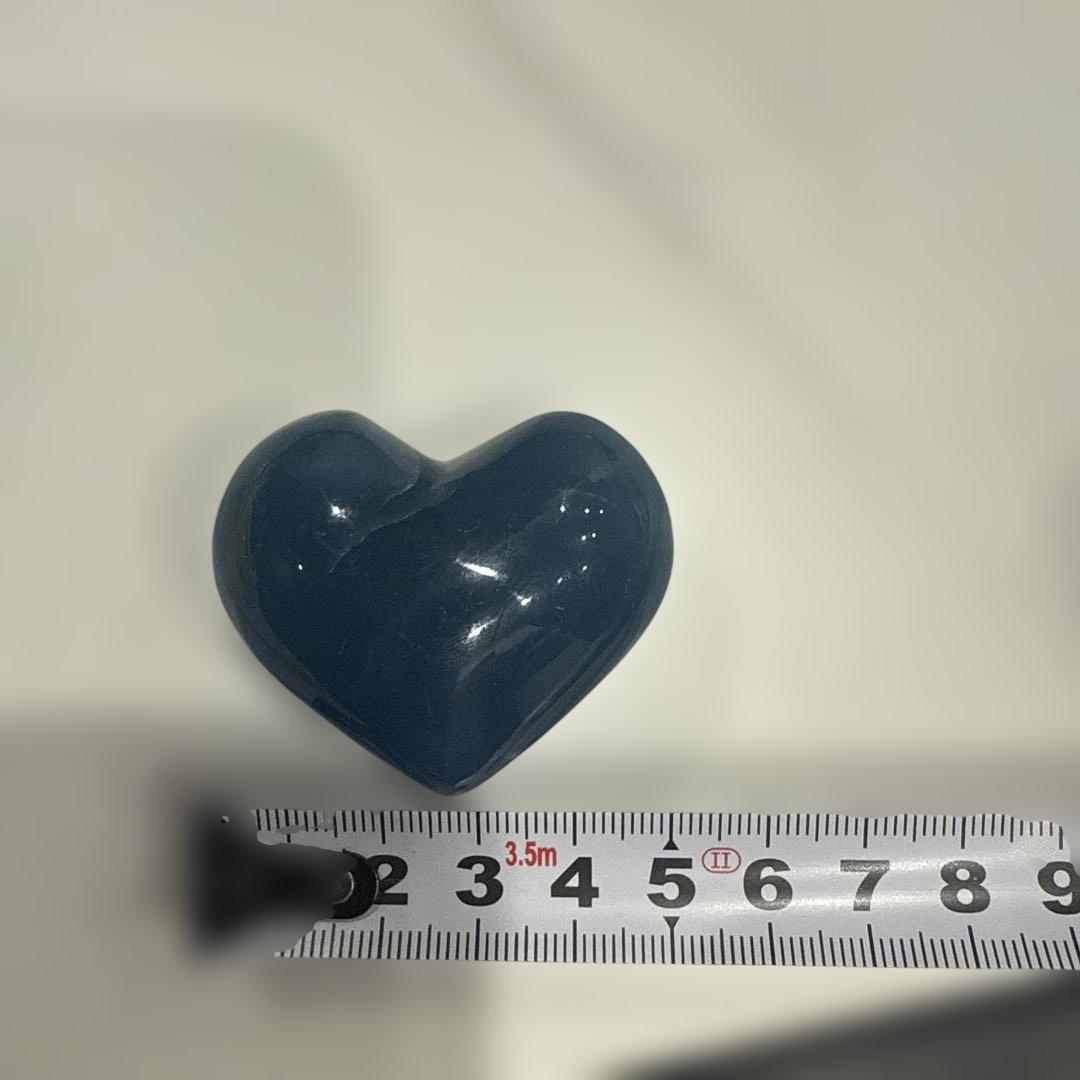 青瑪瑙　ハート型