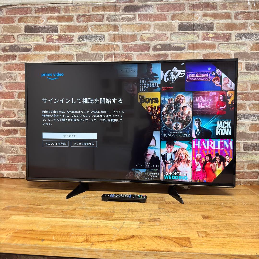 パナソニック 43V型 4K 液晶テレビ VIERA TH-43EX600