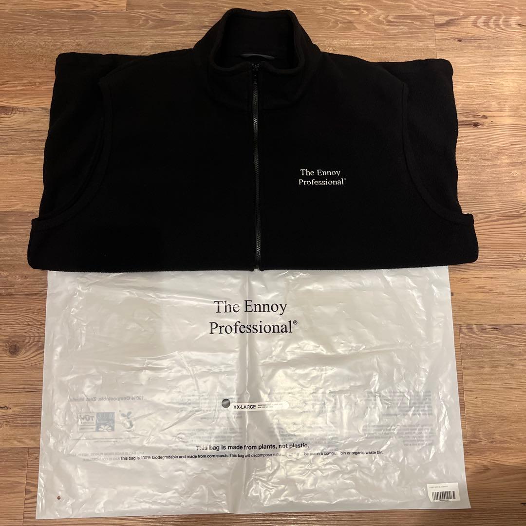 ennoyエンノイ即完売フリースベスト希少サイズXX-LARGE25FW美品