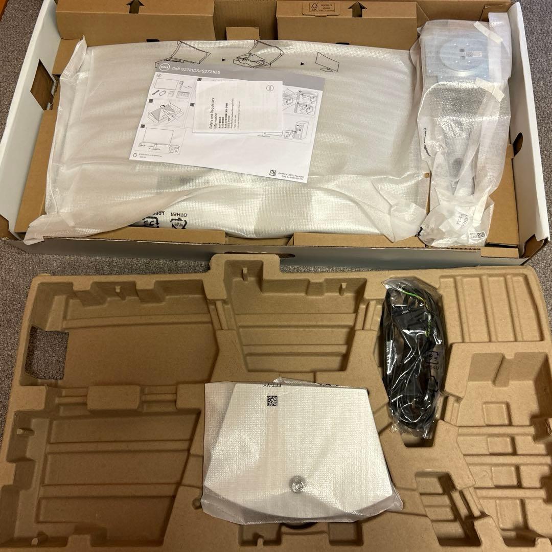 【箱アリ美品短期間のみ使用】Dell 27インチ 4K モニター S2721QS