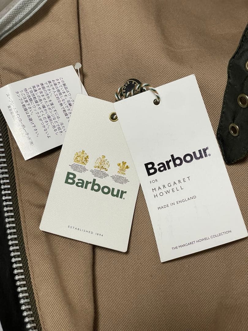 BARBOUR×Margaret Howell WAXED COTTON