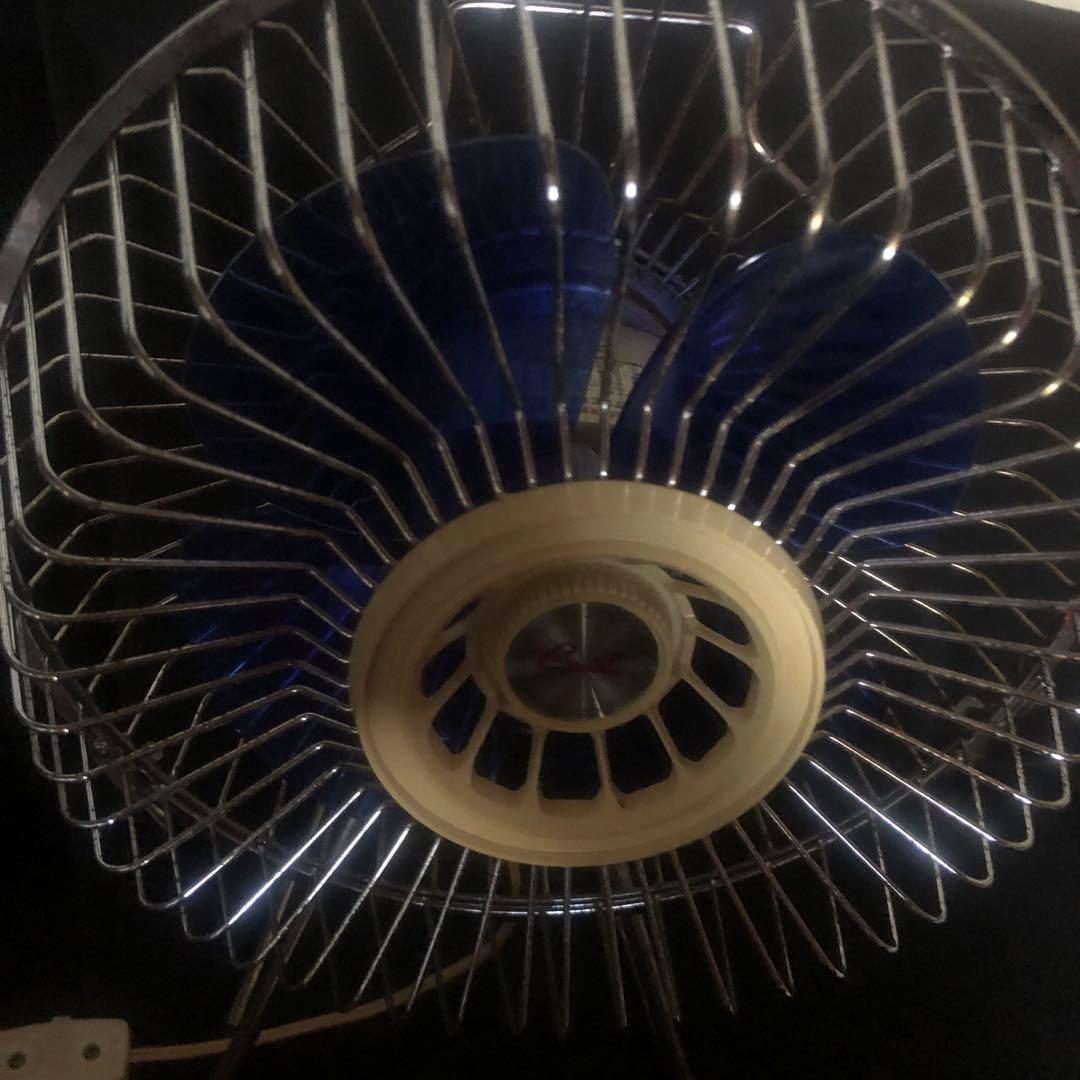 昭和　レトロ　三菱　Castle 扇風機　ヴィンテージ　アンティーク　インテリア