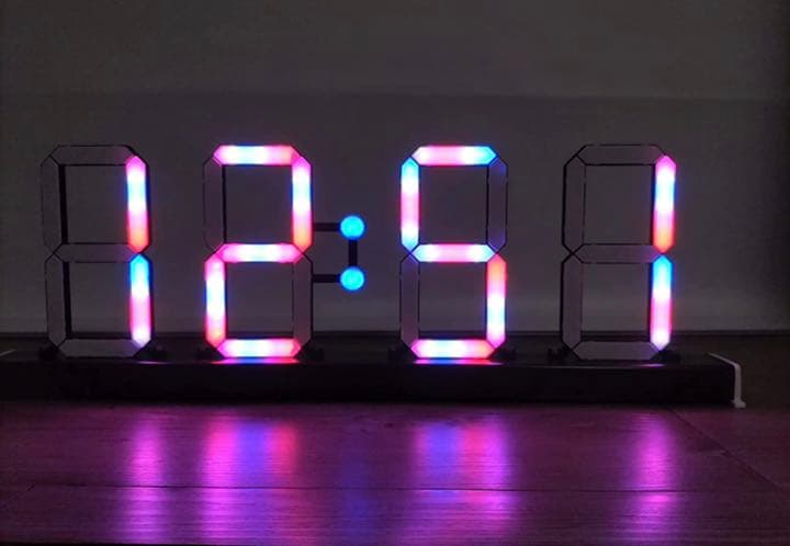 デジタル時計 大きい携帯電話自動BluetoothアプリWIFI 日本製