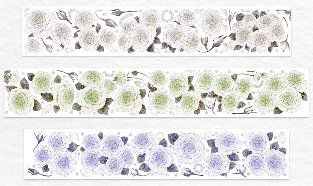WT《花絮晚》海外マスキングテープ　マステ 【1400】