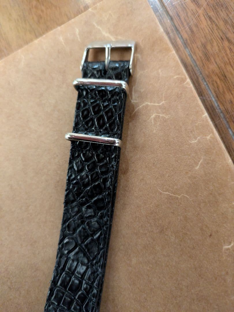 THE SOLE T・MBH別注 NATOべルト 20mmクロコダイル