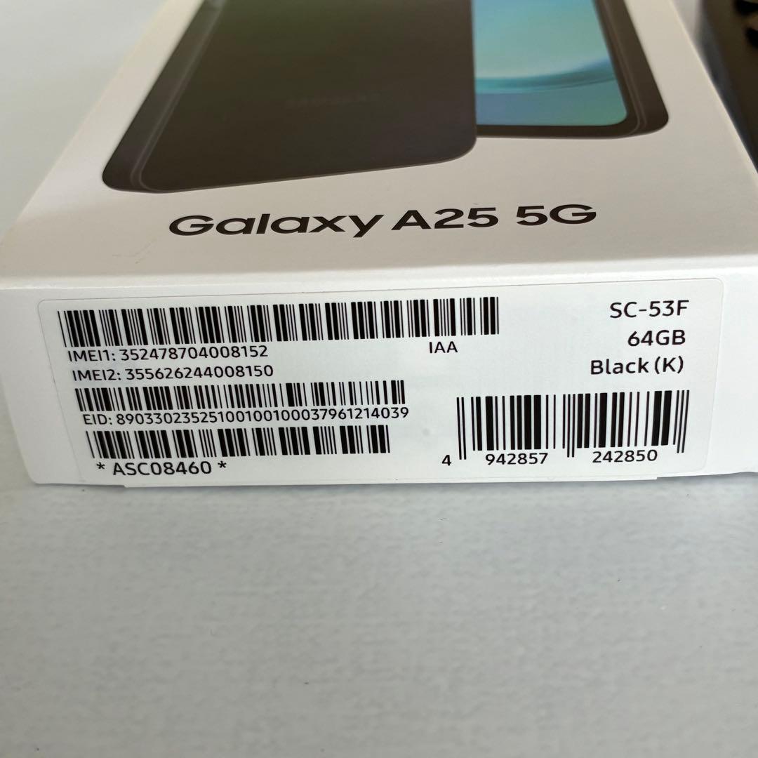 Samsung Galaxy A25 5G 本体　新品