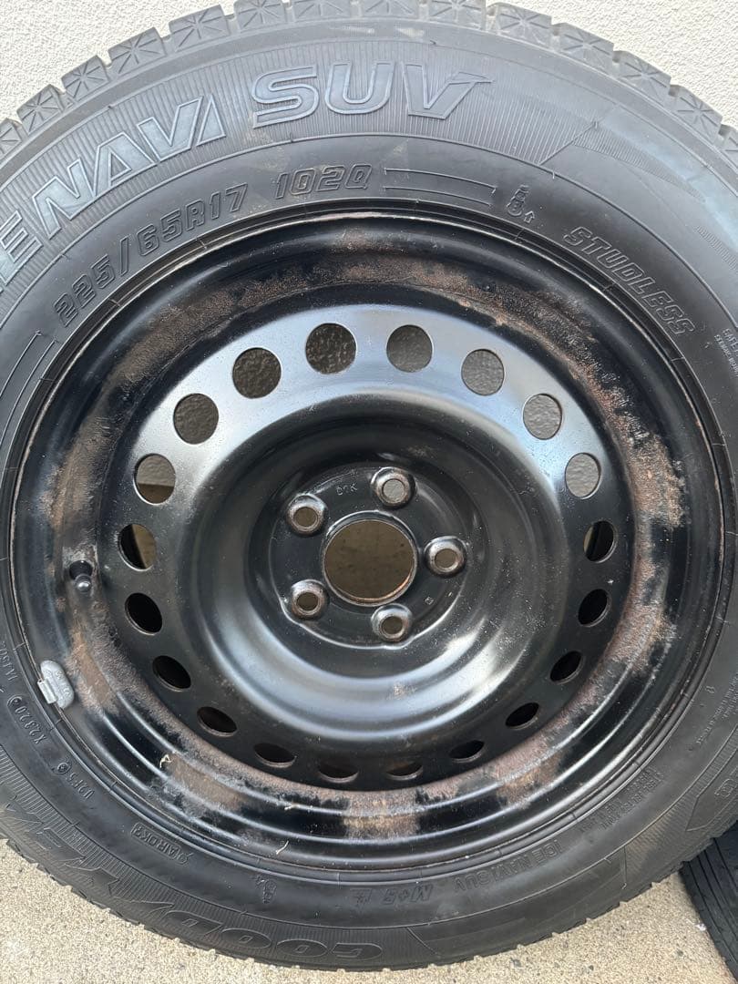 kummmchi バリ溝 日産 エクストレイル 純正 スチール