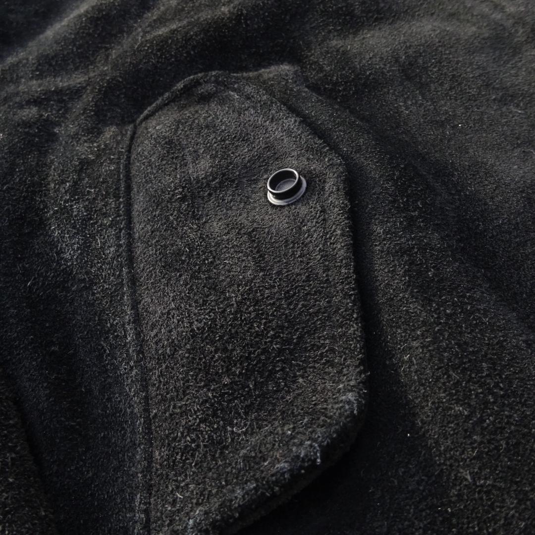 MEN'S TENORASメンズティノラス 牛革オールレザースエードスタジャン黒