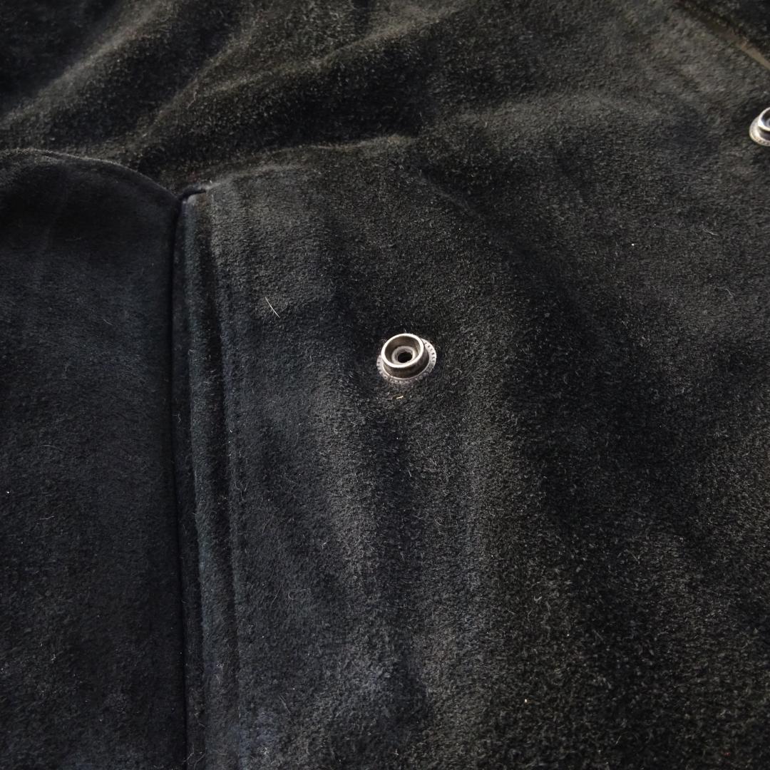 MEN'S TENORASメンズティノラス 牛革オールレザースエードスタジャン黒