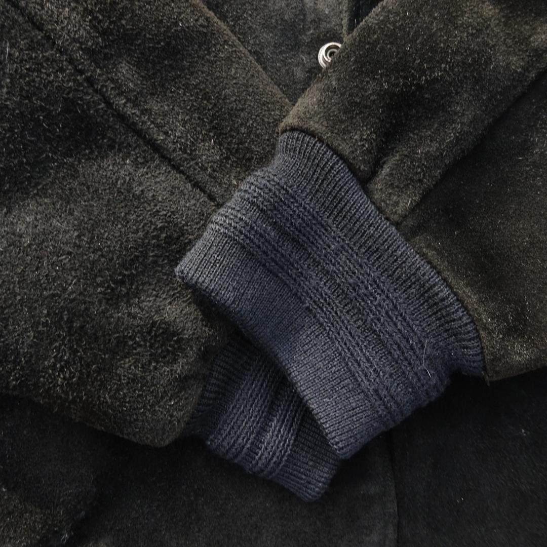 MEN'S TENORASメンズティノラス 牛革オールレザースエードスタジャン黒