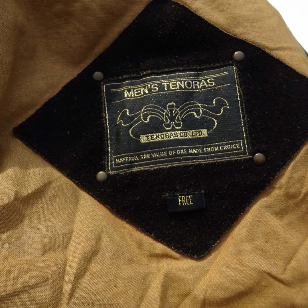 MEN'S TENORASメンズティノラス 牛革オールレザースエードスタジャン黒