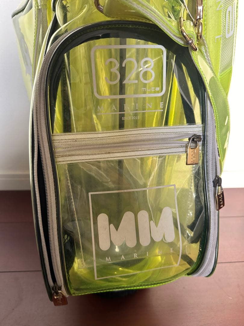 値下げしました！muta ムータマリン　スケルトン　ゴルフ　キャディバック