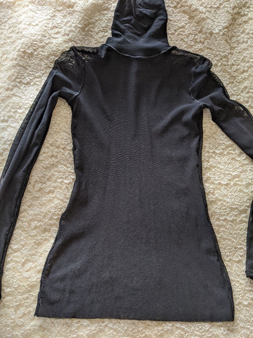 JeanPaulGAULTIER　ジャンポールゴルチエブラックシースルートップス