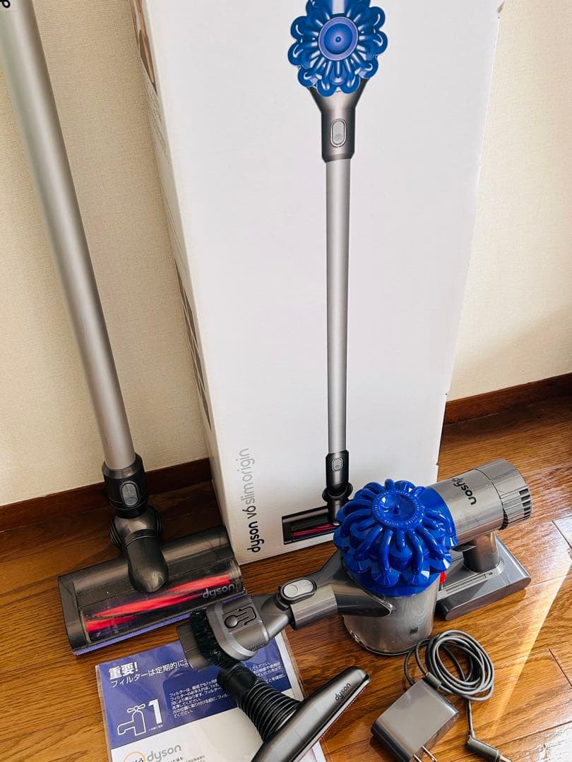 【セット品】Dyson コードレス掃除機 v6 Slim Origin ダイソン