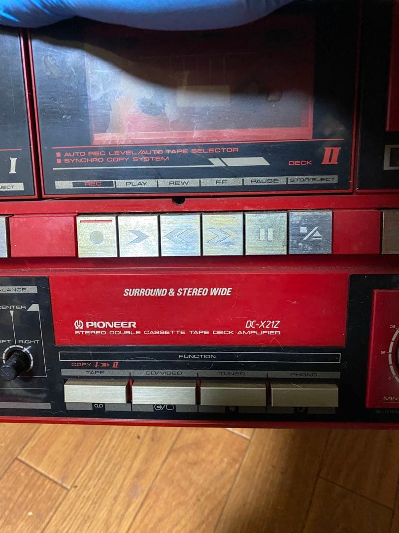 パイオニア　システムコンポ　レア物　レトロ　シャンク　通電確認のみ‼️