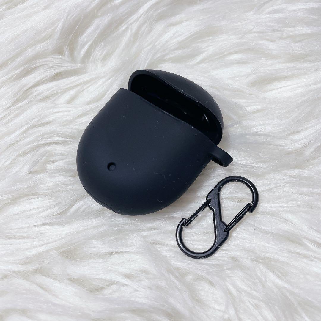 Google Pixel Buds 2用 ケース ブラック イヤホンケース