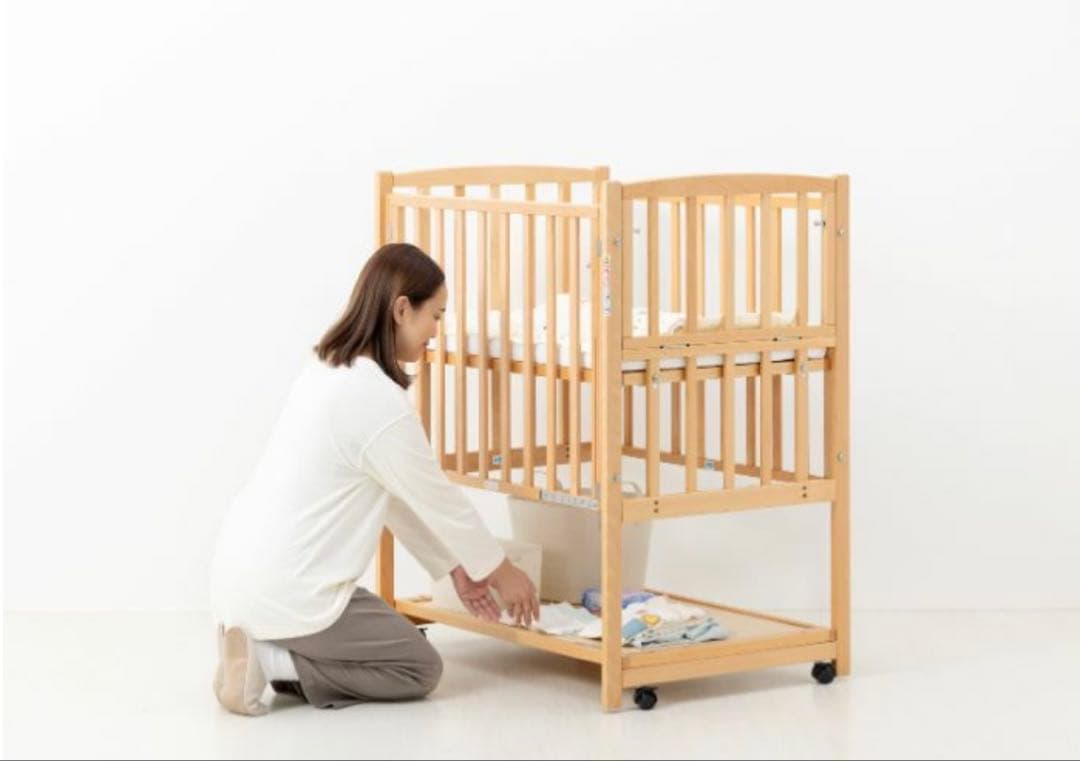 ヤマサキ コンパクトベッド ツーオープン ミニベッド