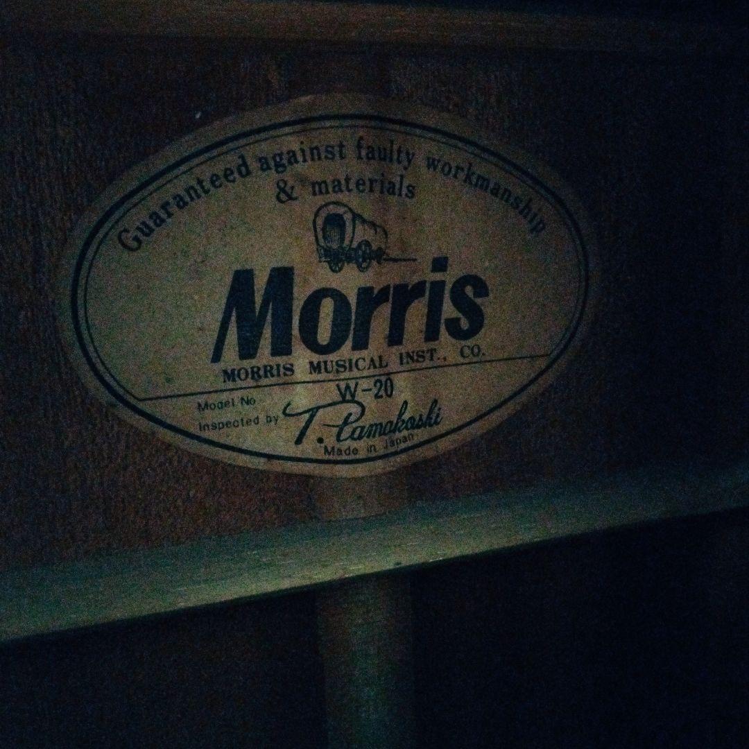 Morris　アコースティックギター　W-20　ソフトケース付　モーリス