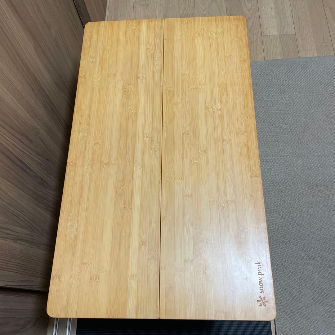 スノーピーク　ワンアクションテーブル竹　LV-100TR カバー付