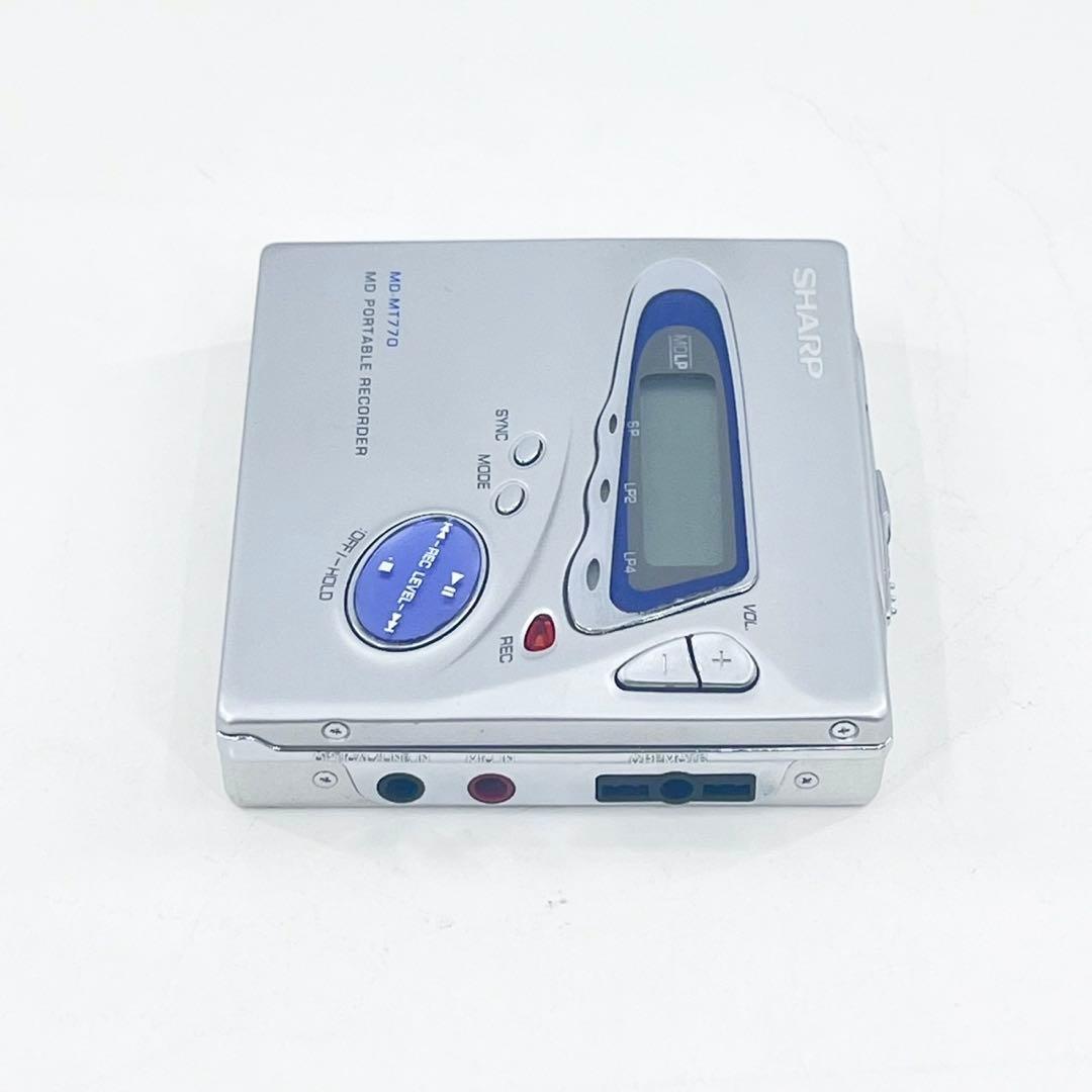 SHARP MD-MT770 MDレコーダー 再生OK 録音OK 完動品