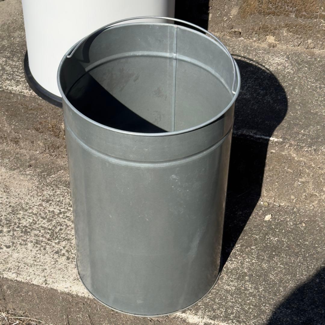 リメイク品 マットホワイト WESCO ダストボックス プッシュボーイ 50L