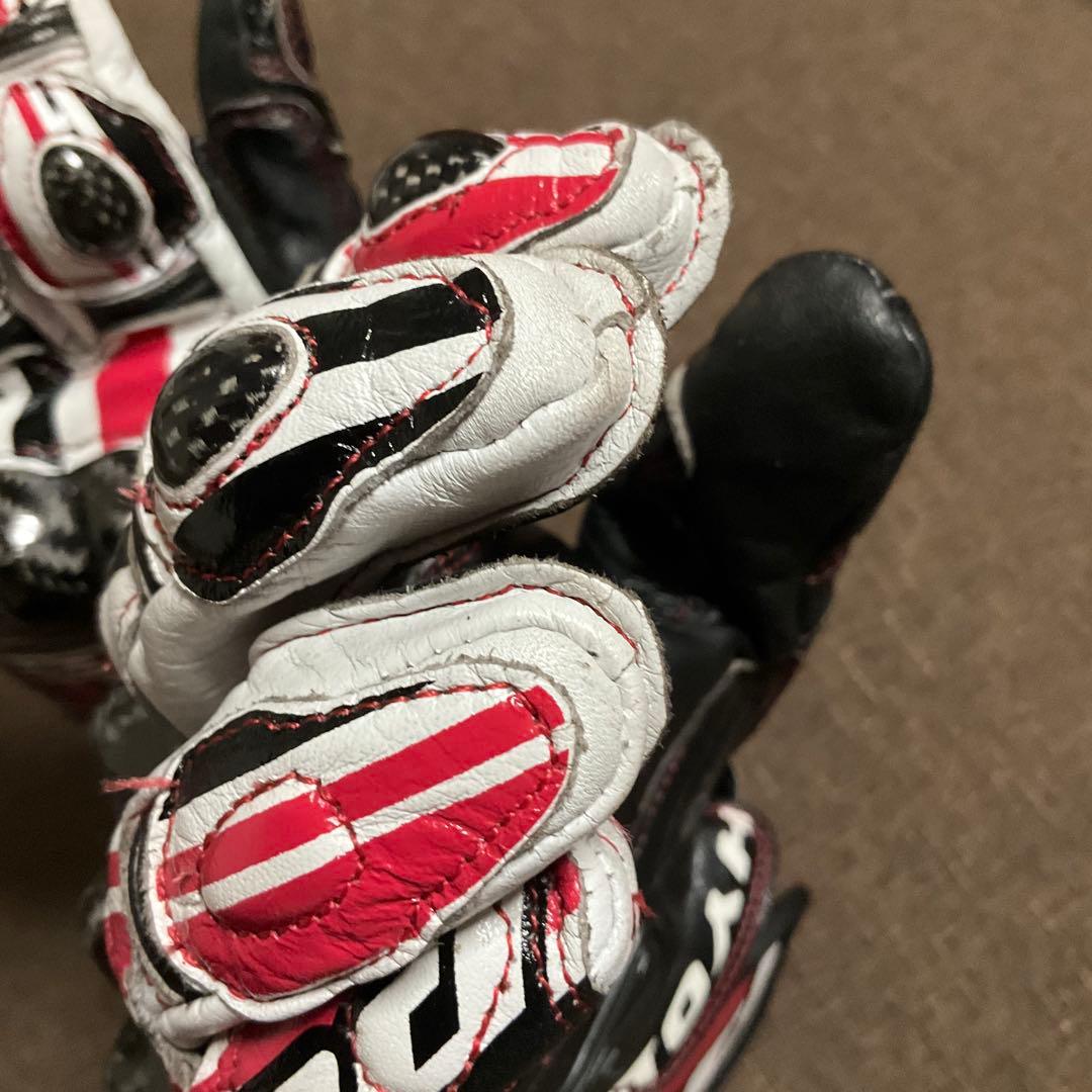 ヒョウドウ レーシンググローブ　HYOD HRG201DN D3O 赤　M