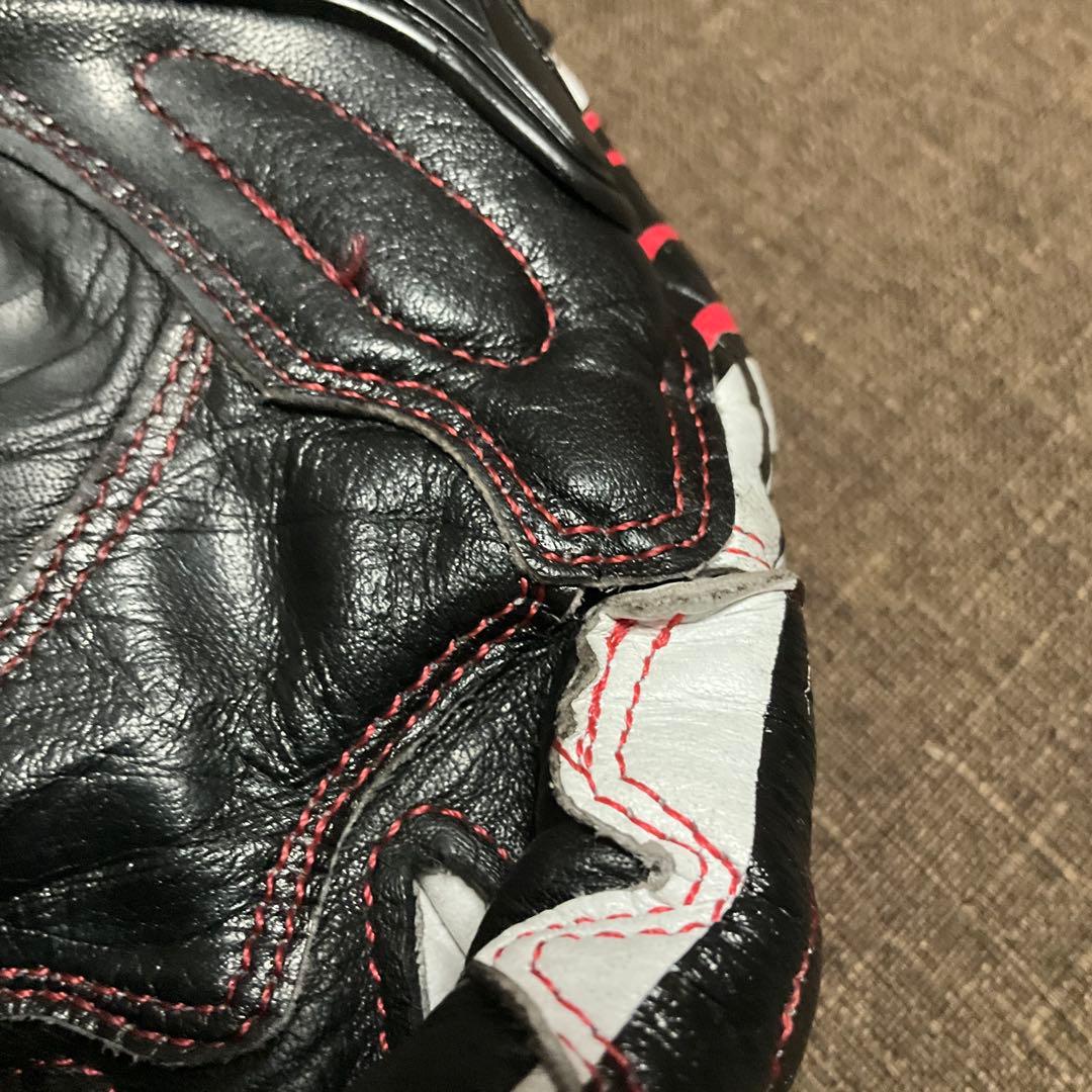 ヒョウドウ レーシンググローブ　HYOD HRG201DN D3O 赤　M