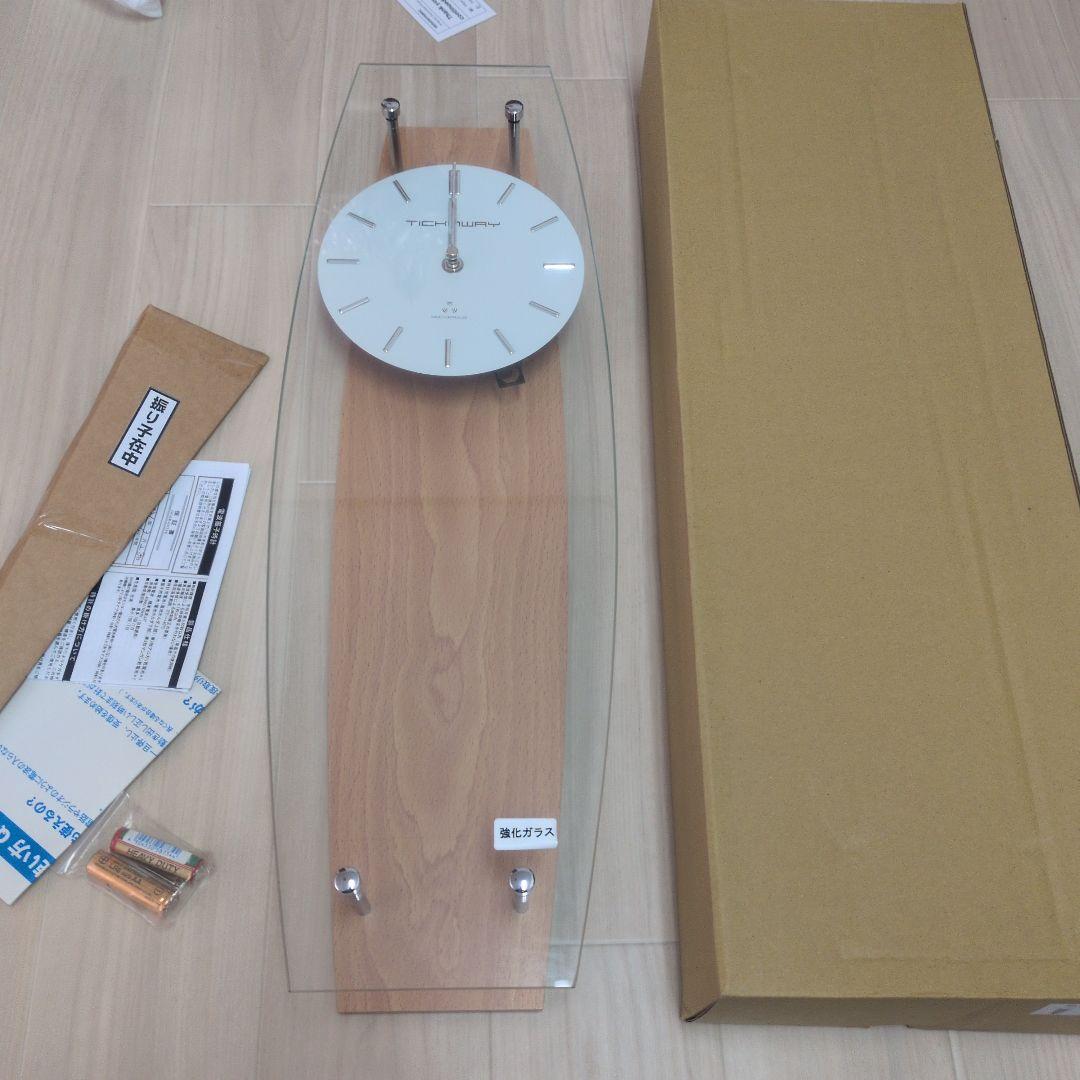新品未使用　TICKAWAY 　 掛け時計 電波時計 TFR-1005NA