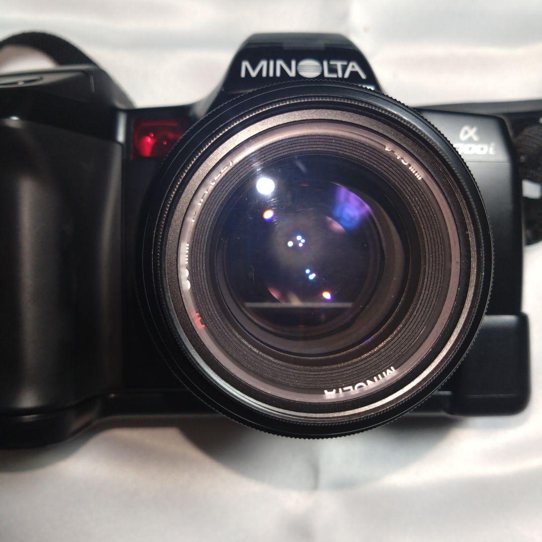 美品MINOLTA α 7700I フィルムカメラ.新品リチウム電池付き