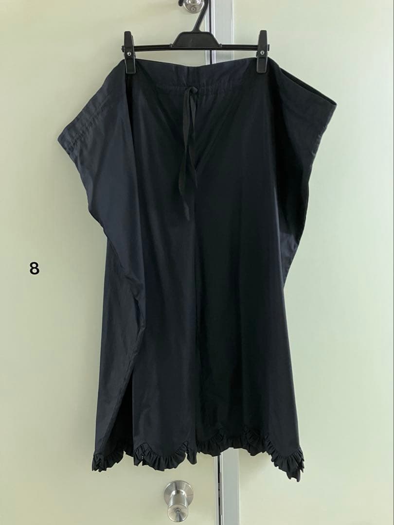 【CECILIE BAHNSEN】 フリル スカラップヘム ワイドパンツ