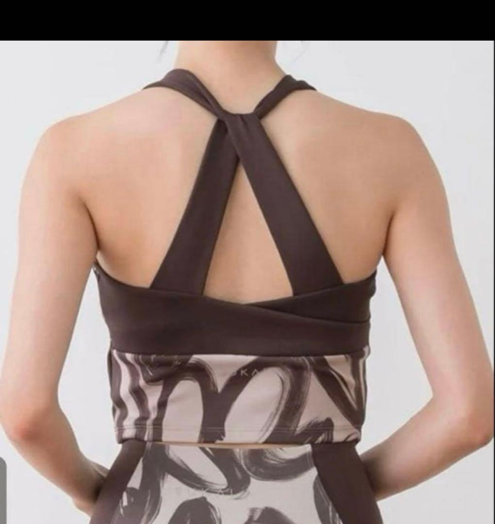 新品♡Lサイズ【SUKALA】ハートプリントホルターネックブラトップ