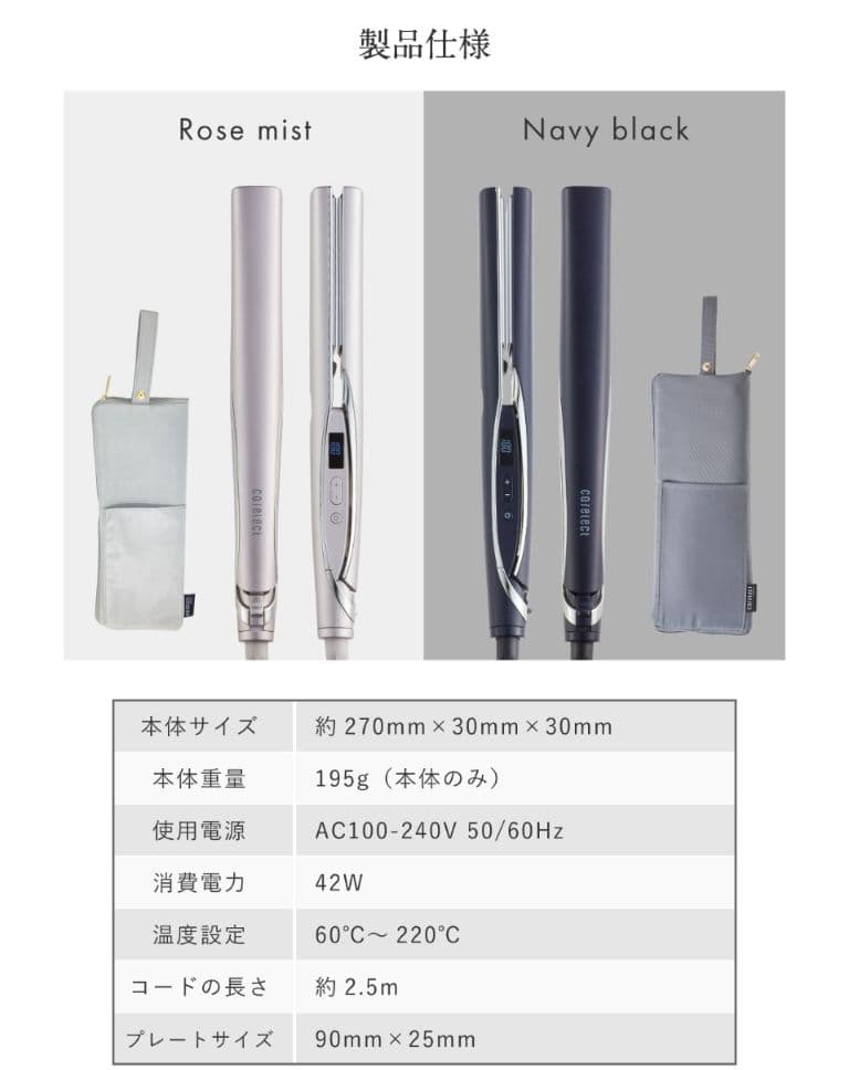 プリュスオー ケアレクト スムースケアアイロン