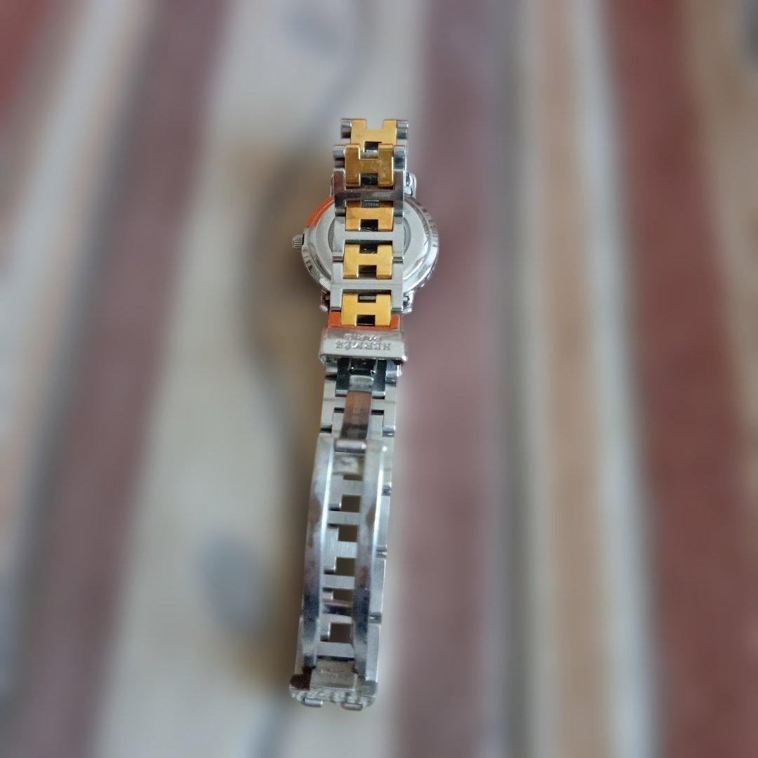 HERMES レディース 時計 シルバー ゴールド