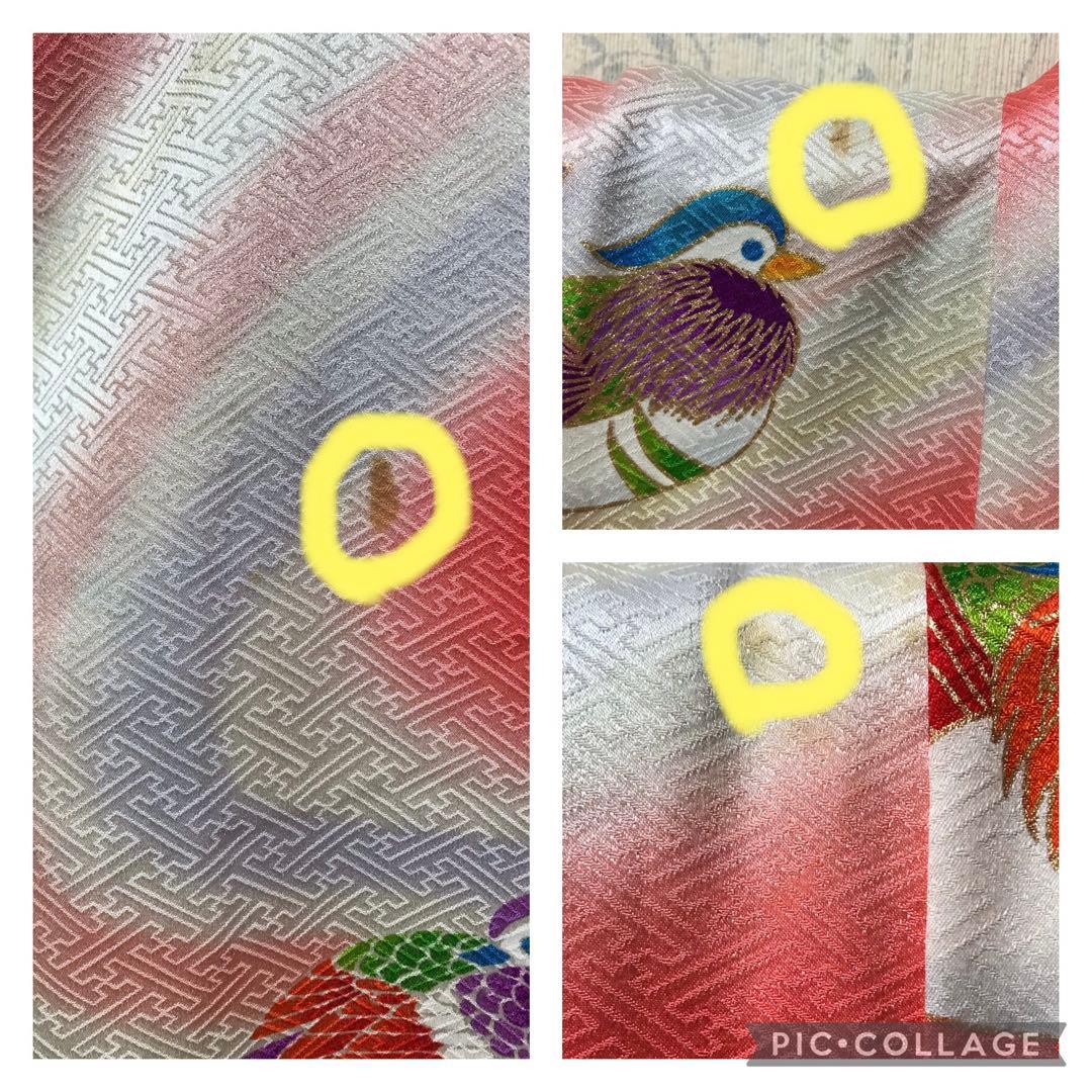 七五三着物　女の子　正絹　姉妹2枚セット‼️仲良しオシドリ❤️5歳7歳　　1歳2歳