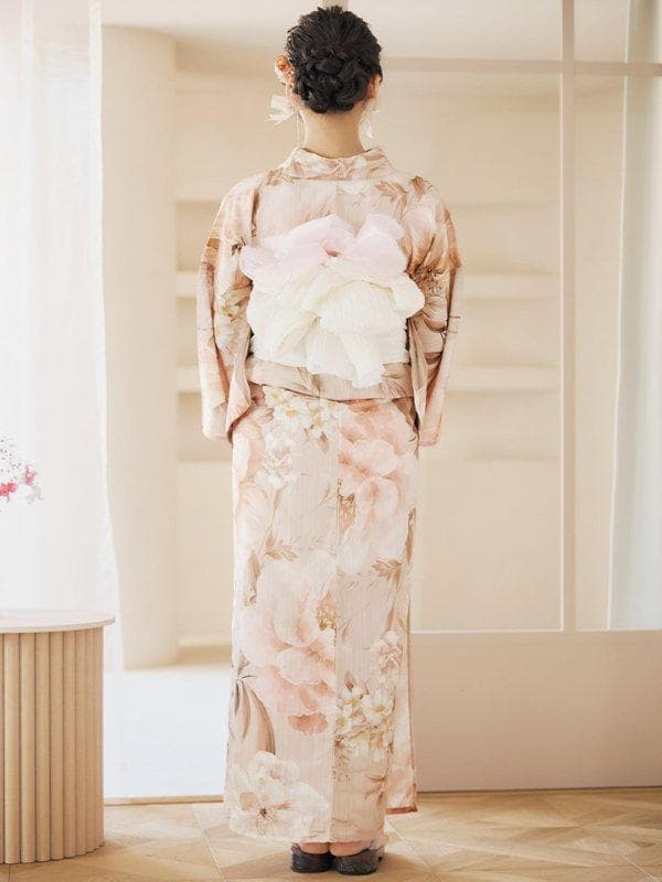 sugerくすみピンクスウィート浴衣　2点セット 新品未使用　定価16,480円