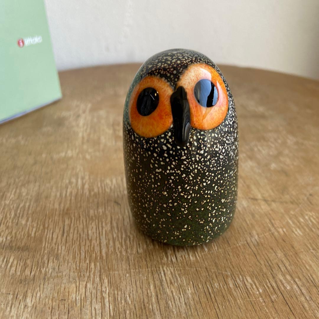 イッタラ　ふくろう　 リトルバーンオウル　ブラウン　scope バード　ひな